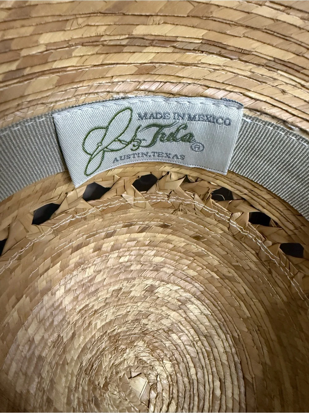 🤍 NWOT Tula Handwoven Palm Straw Sun Hat | Wide Brim | Boho Boutique Chic